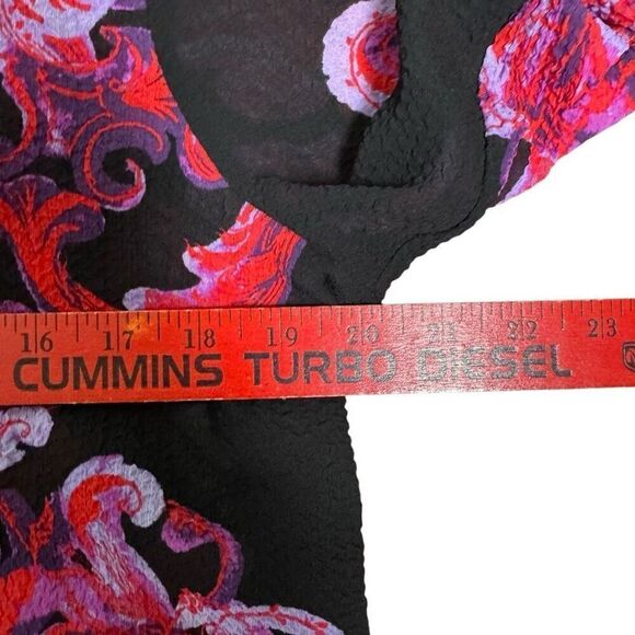 FREE PEOPLE Intimately Symphony Swing Mini Dress Black Women’s Size XS Textured - Picture 9 of 11